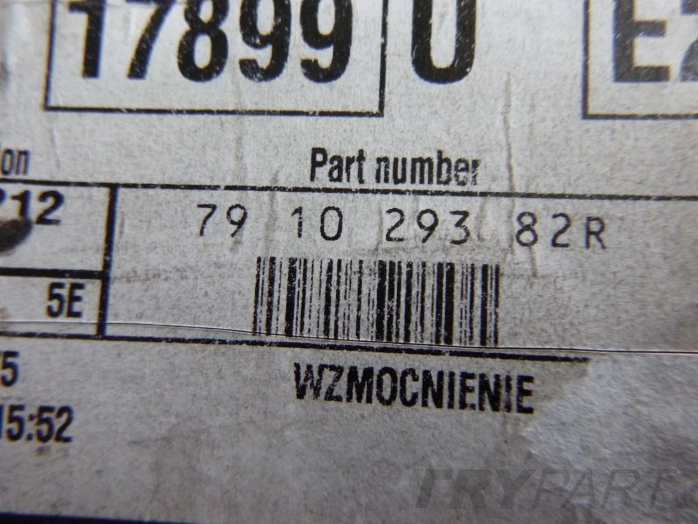 DACIA DUSTER SANDERO rear bumper reinforcement