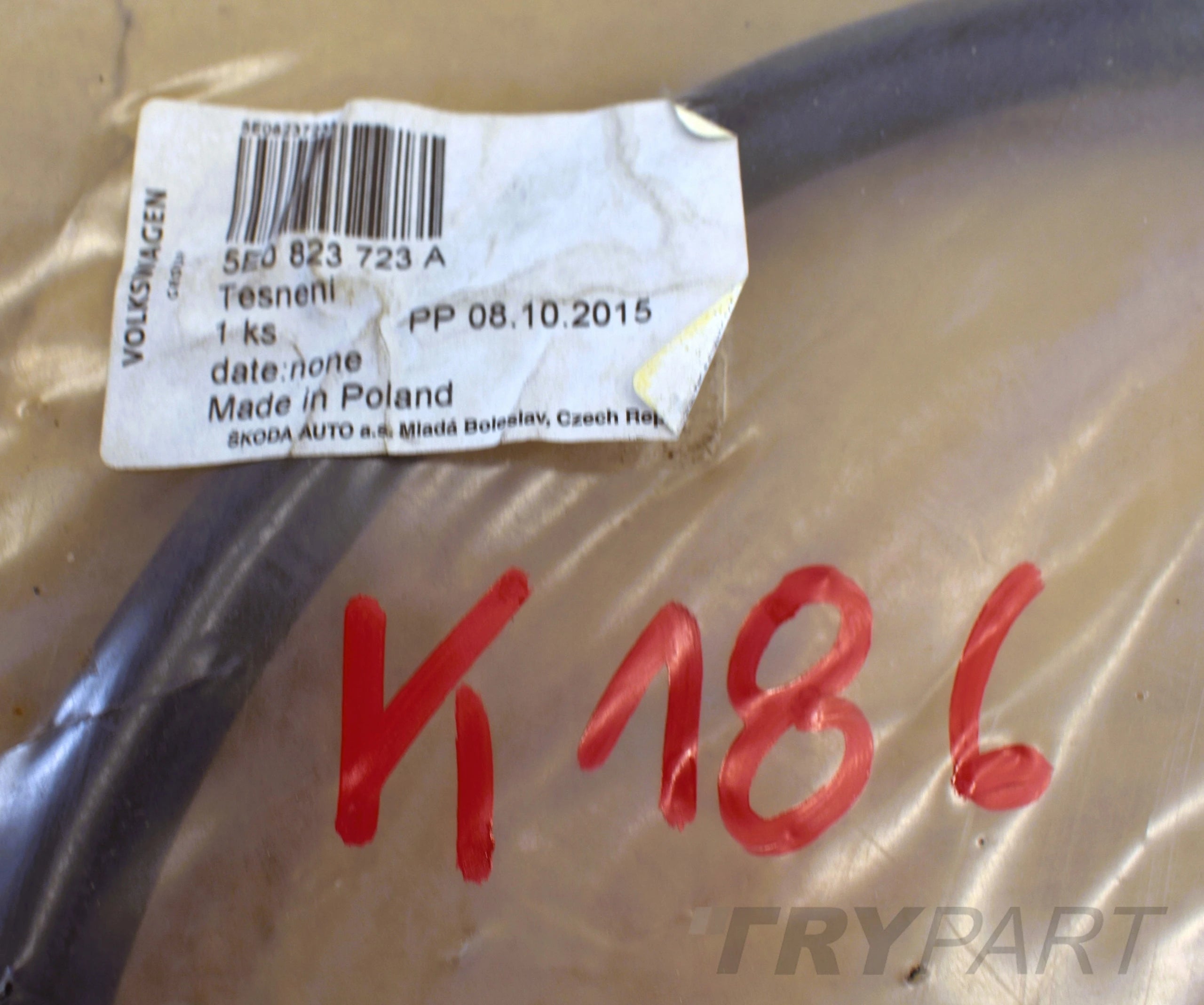 SKODA OCTAVIA III 5E WINDSHIELD SEAL ORIGINAL NEW