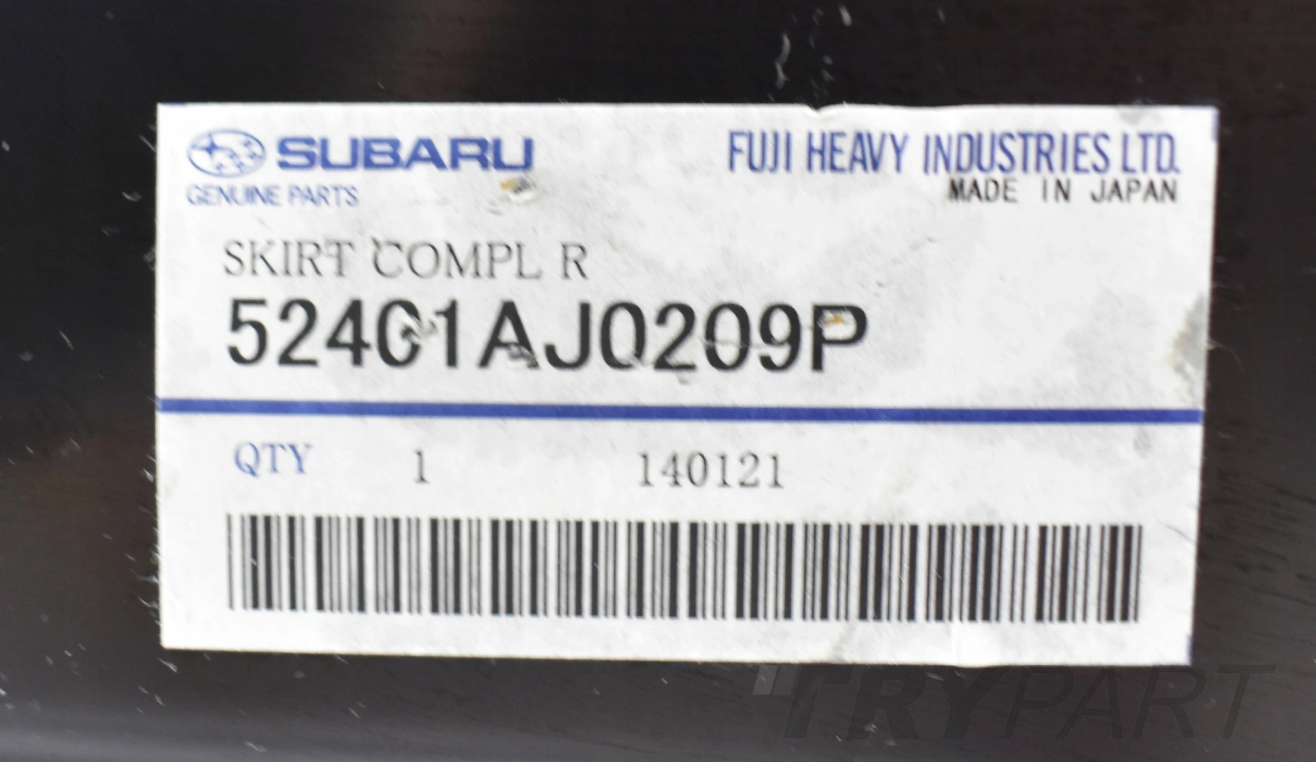 SUBARU OUTBACK REAR MUD FLAP ORIGINAL NEW