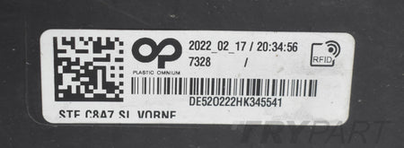 AUDI A7 C8 4K8 S LINE FRONT BUMPER ORG