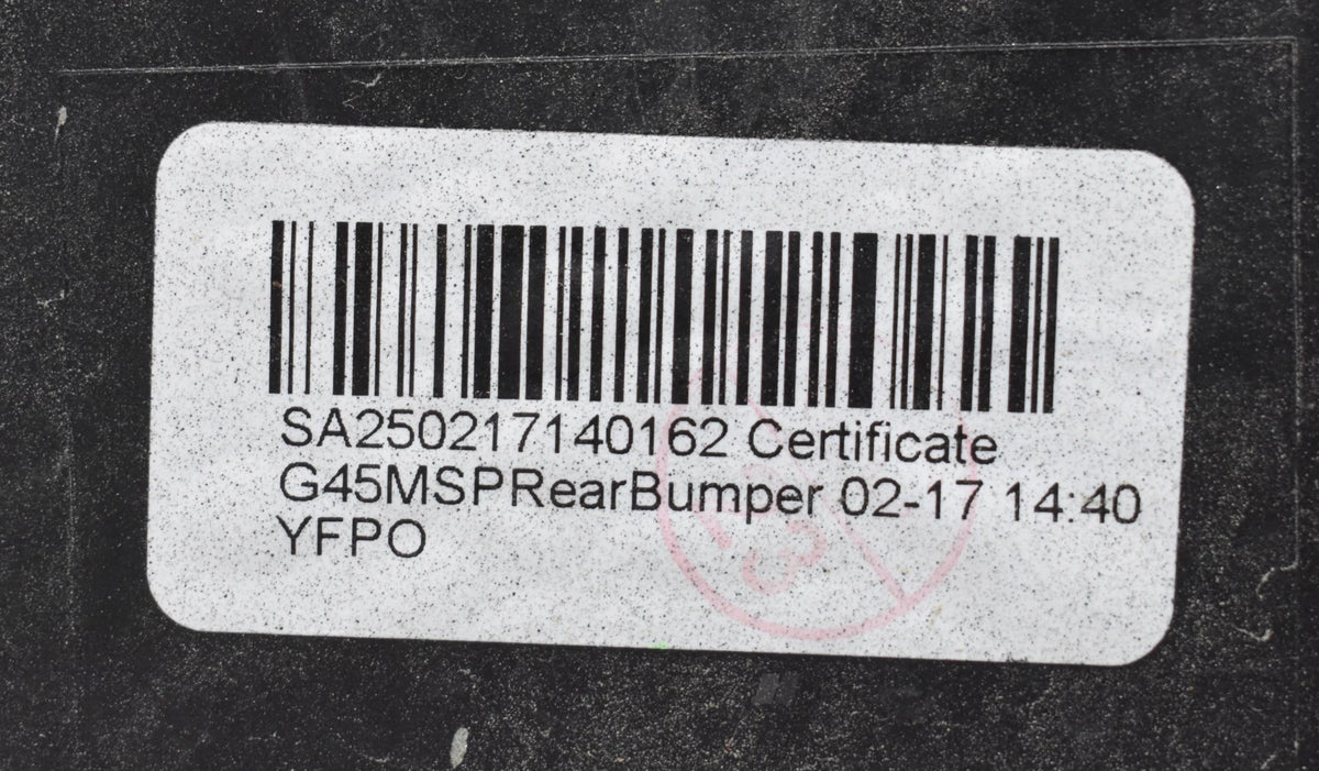 BMW X3 G45 M Package Rear Bumper Genuine