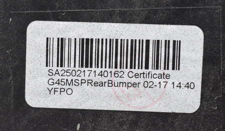 BMW X3 G45 M Package Rear Bumper Genuine