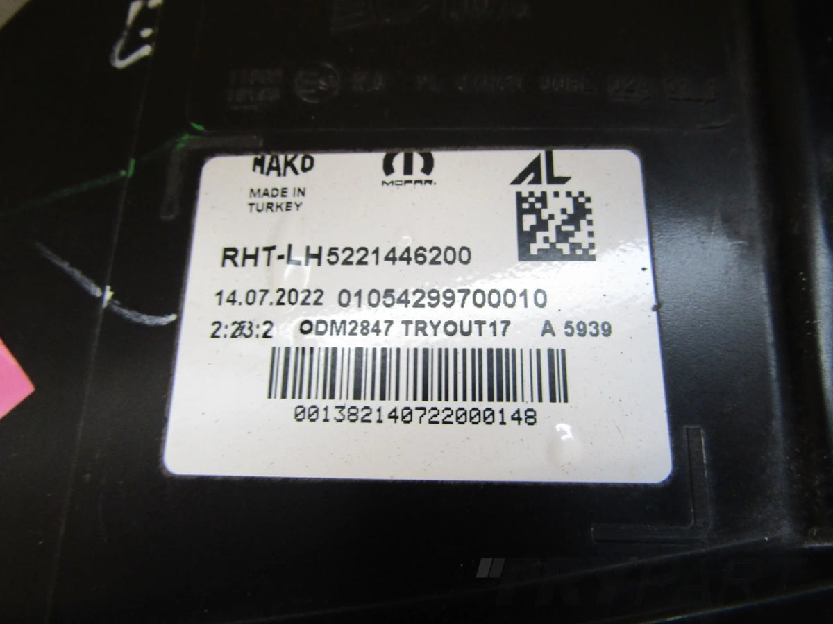 Front Lamp Fiat Tipo 2 II STANDARD 15-20 LH LEFT 01054299700010