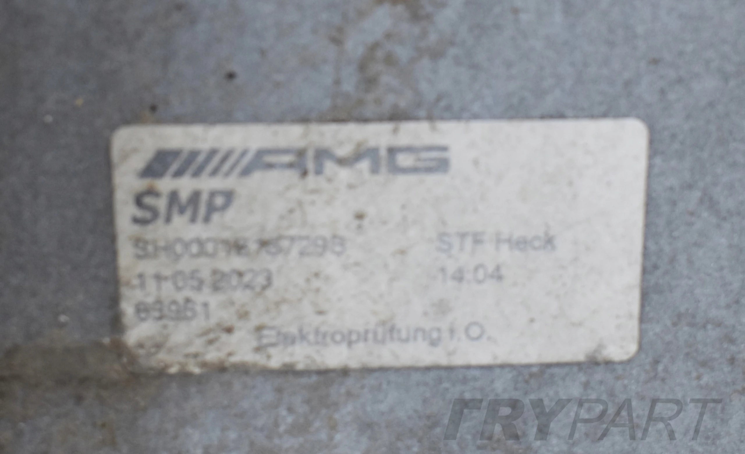 MERCEDES SL W232 A232 AMG REAR BUMPER ORG