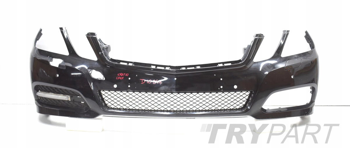 MERCEDES E-CLASS W212 FRONT BUMPER ORIGINAL + GRILLES