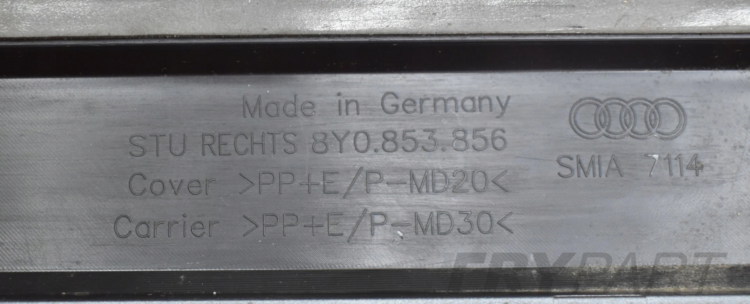 AUDI A3 8Y0 S LINE RIGHT SILL STRIP ORG