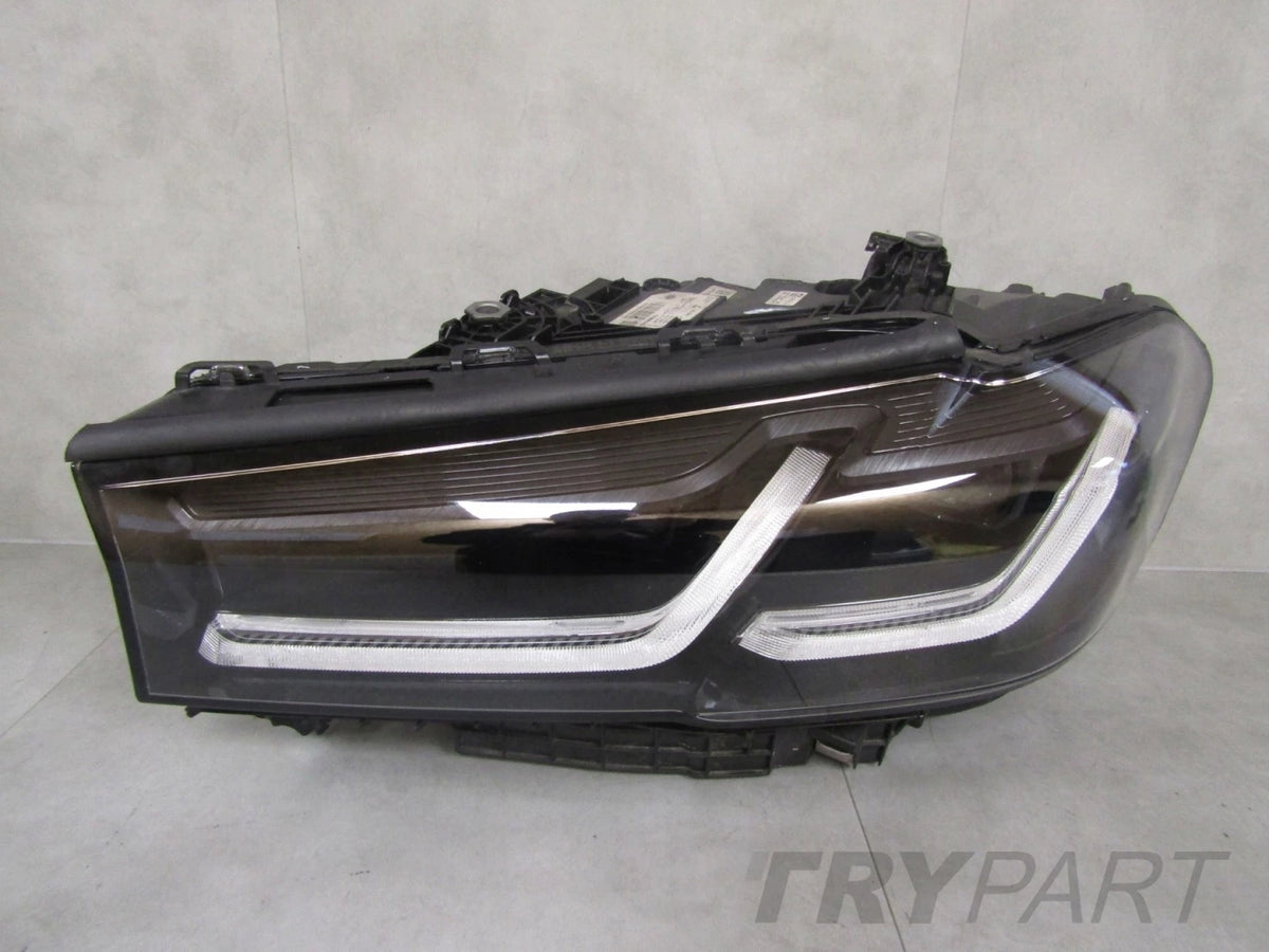 BMW 5 G30 G31 LIFT LCI FULL LED 20-24 LH LEFT SHADOW BLACK 5A38 Headlight