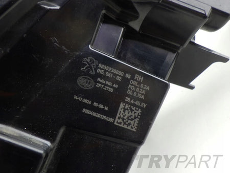 PEUGEOT 308 P5 T10 3 III 21- HALOGEN LED DRL RIGHT
