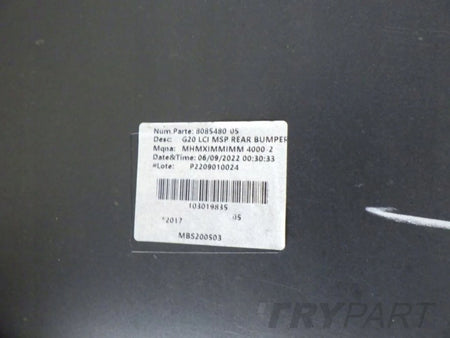 BMW 3 G20 M PACKAGE LCI LIFT 22- SEDAN Rear Bumper