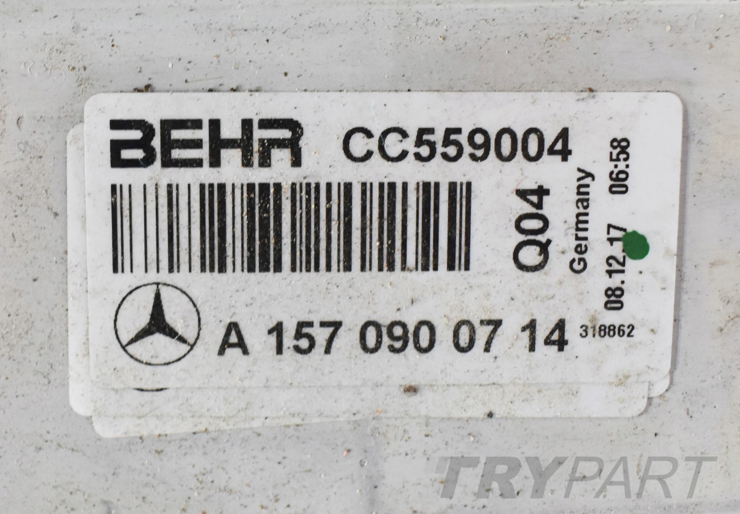 MERCEDES GL ML W166 63 AMG INTERCOOLER A1570900714