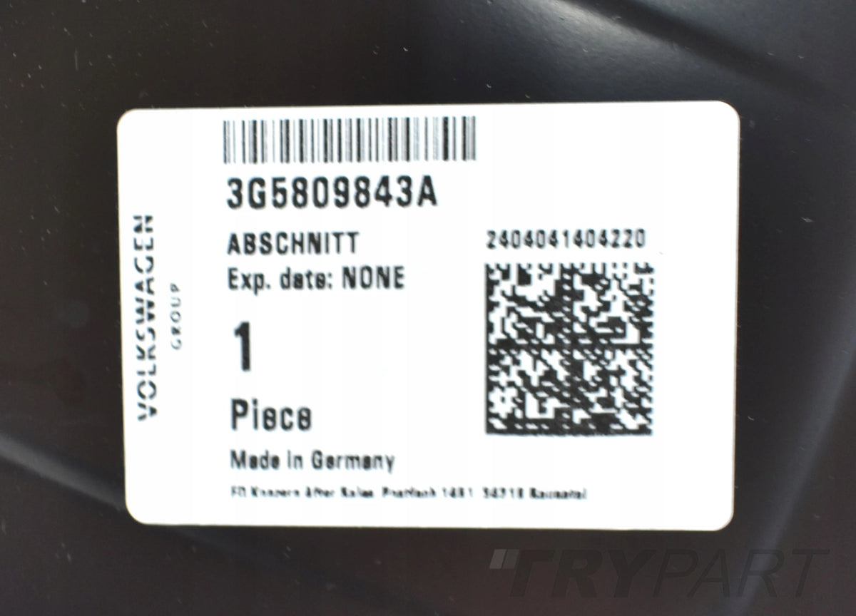 VW PASSAT B8 3G5 LEFT REAR BUMPER COVER SEDAN ORG NEW