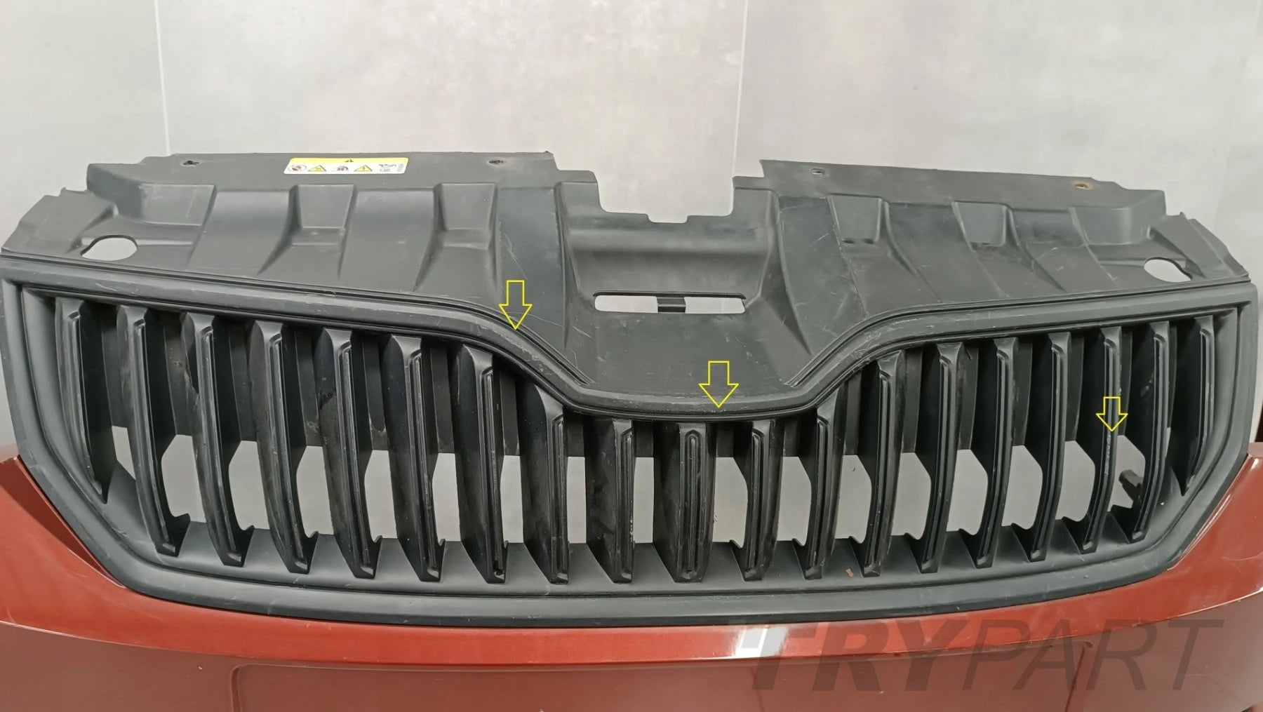 Front Bumper Skoda Fabia 3 III 6V0 14-18 / + Cover
