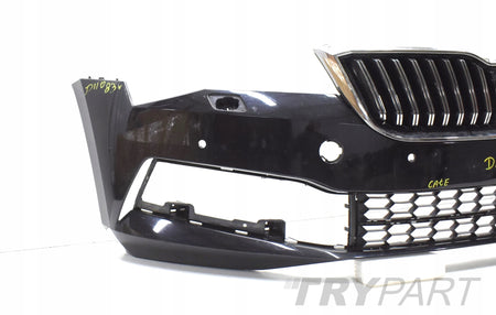 SKODA SUPERB III LIFT 3V FRONT BUMPER ORG + GRILLE