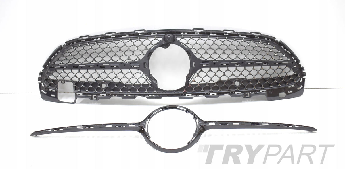 MERCEDES C CLASS W206 AMG CHROME GRILLE FRONT BUMPER CHROME ORIGINAL NEW A2068882100
