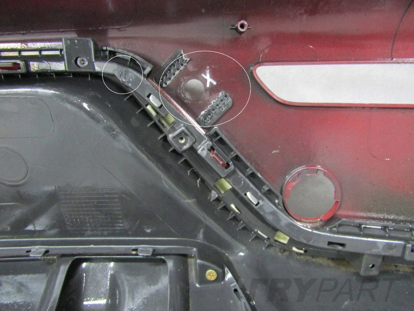 Rear bumper KIA NIRO I 16-19