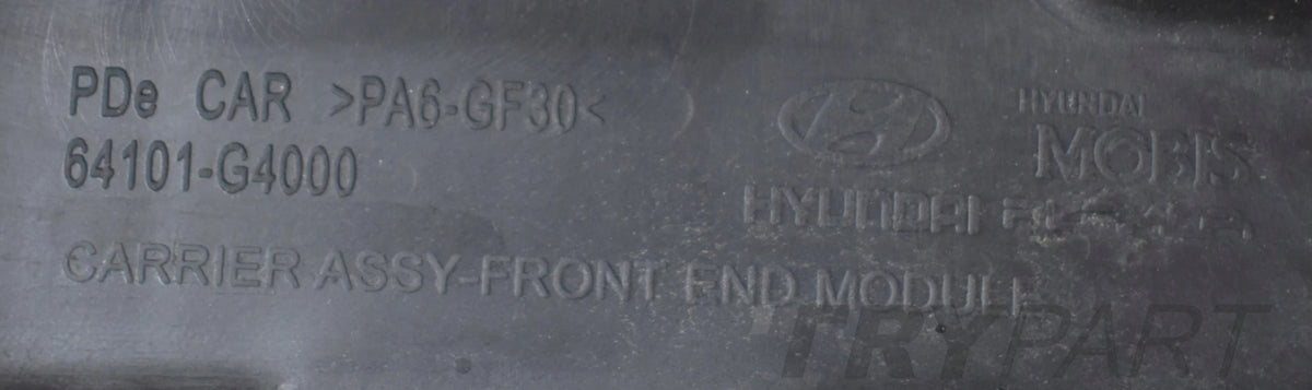 HYUNDAI I30 III FRONT REINFORCEMENT BAR FRONT PANEL ORG 64101-G4000