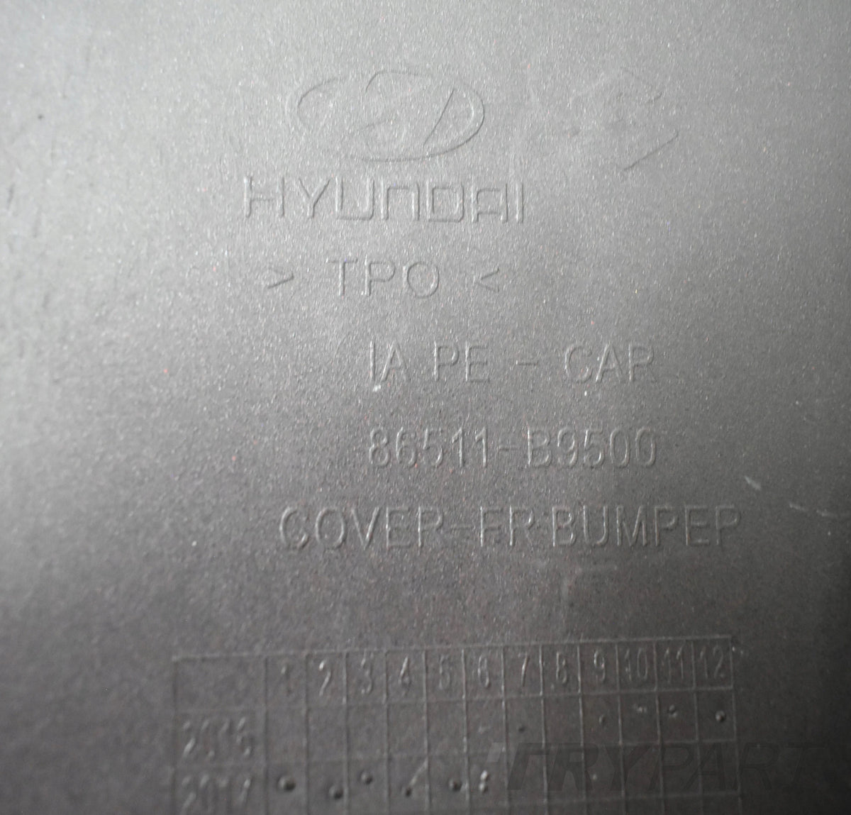 HYUNDAI I10 II LIFT FRONT BUMPER ORG 16+
