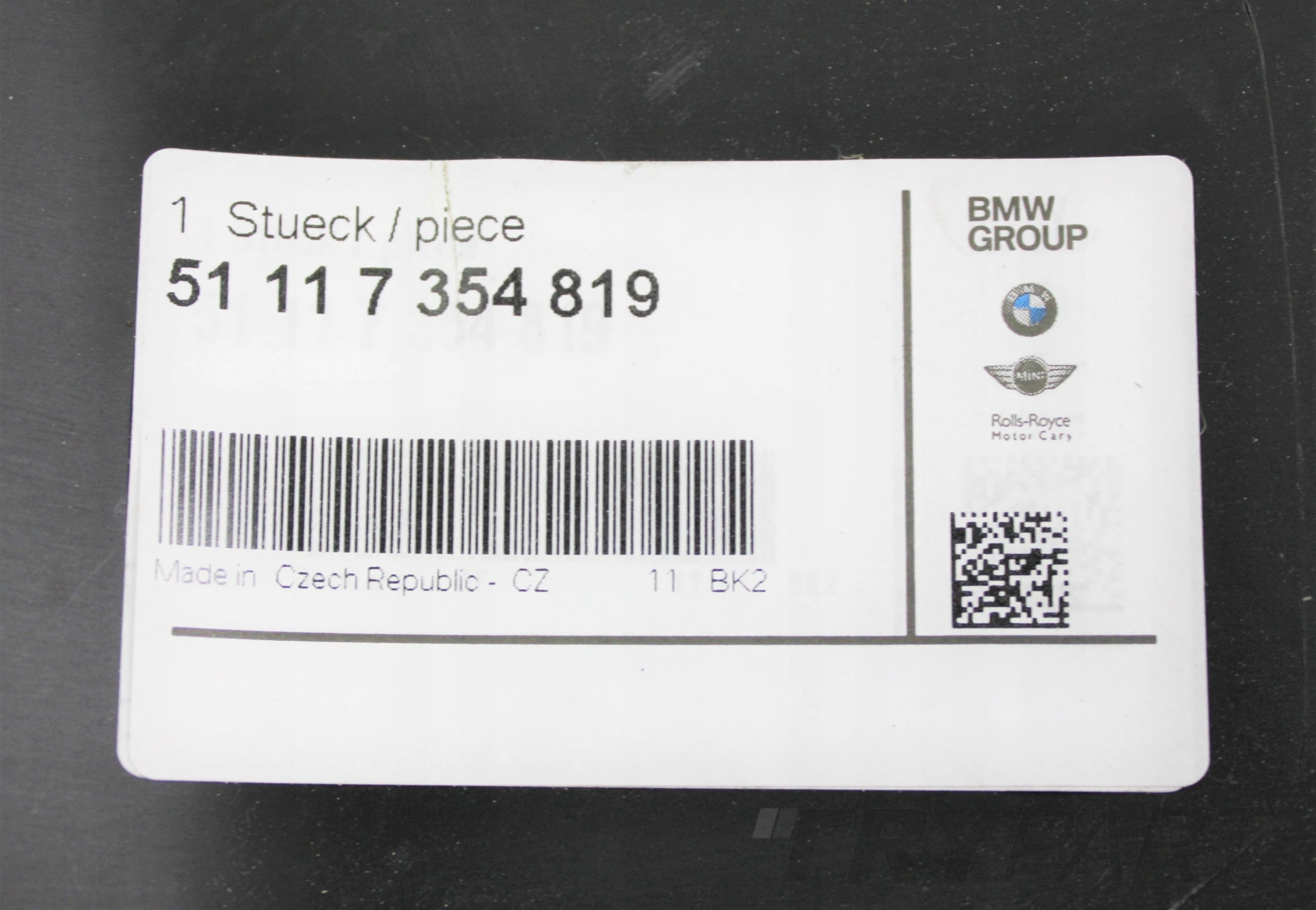 BMW X1 F48 LEFT BUMPER SLIDE FRONT ORG NEW