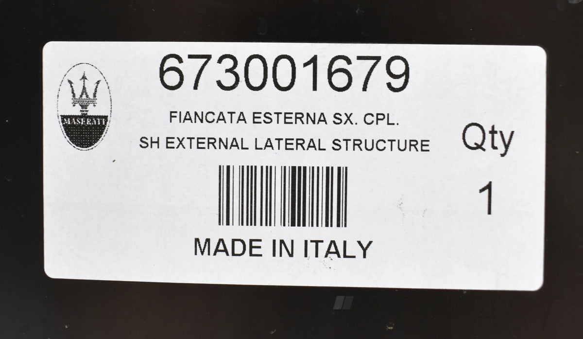 MASERATI GHIBLI LEFT PILLAR SILL SIDE PANEL ORG