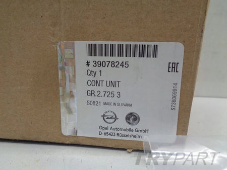 OPEL ASTRA K V 39055760 Converter