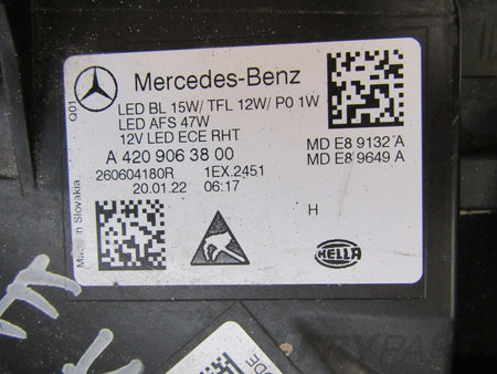 MERCEDES CITAN 2 II W420 FULL LED HIGH PERFORMANCE HEADLIGHT 21- LH A4209