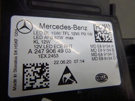MERCEDES B-CLASS W A 247 FULL LED MULTIBEAM LEFT
