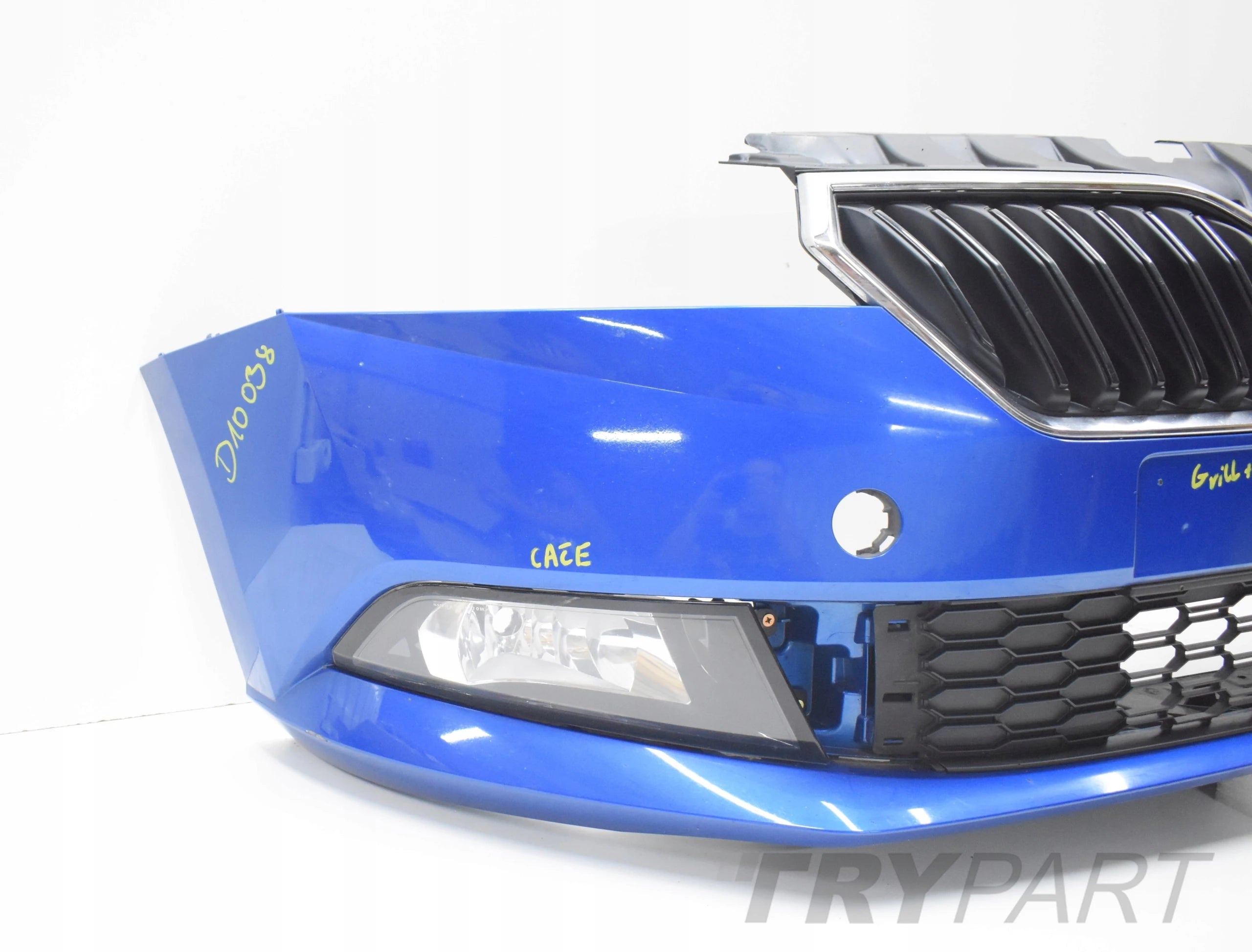 SKODA FABIA III LIFT 6V0 FRONT BUMPER ORG + GRILLE + VENTS