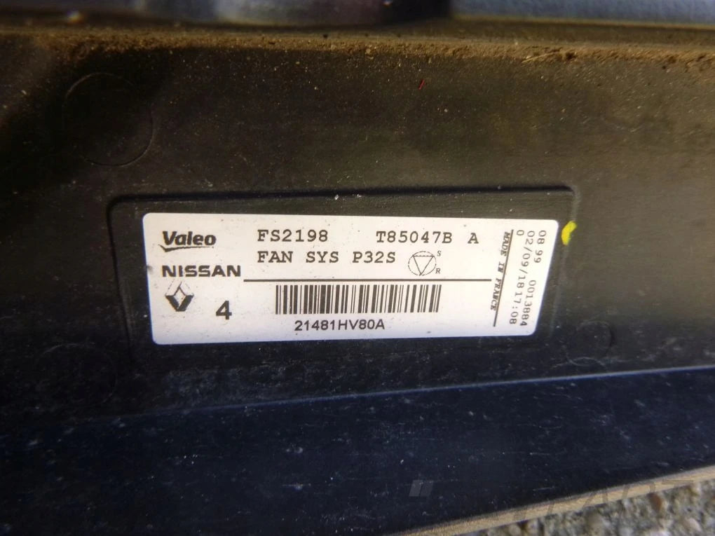 KADJAR X TRAIL QASHQAI J11 RADIATOR FAN