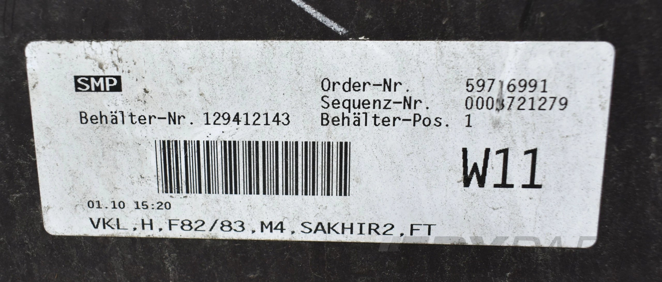 BMW M4 M POWER F82 F83 REAR BUMPER ORG