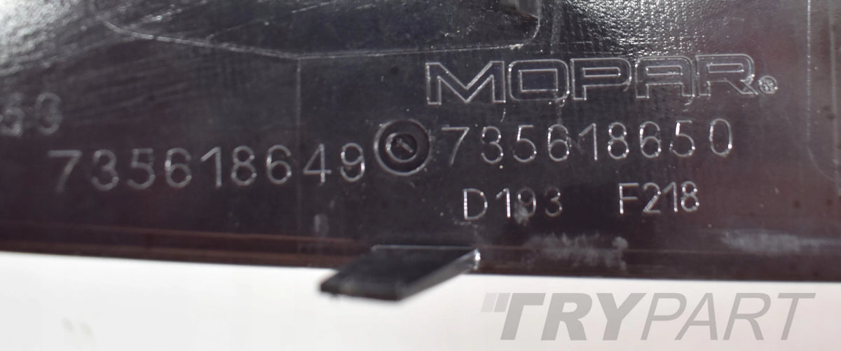 LANCIA YPSILON MIDDLE CHROME BUMPER TRIM ORG