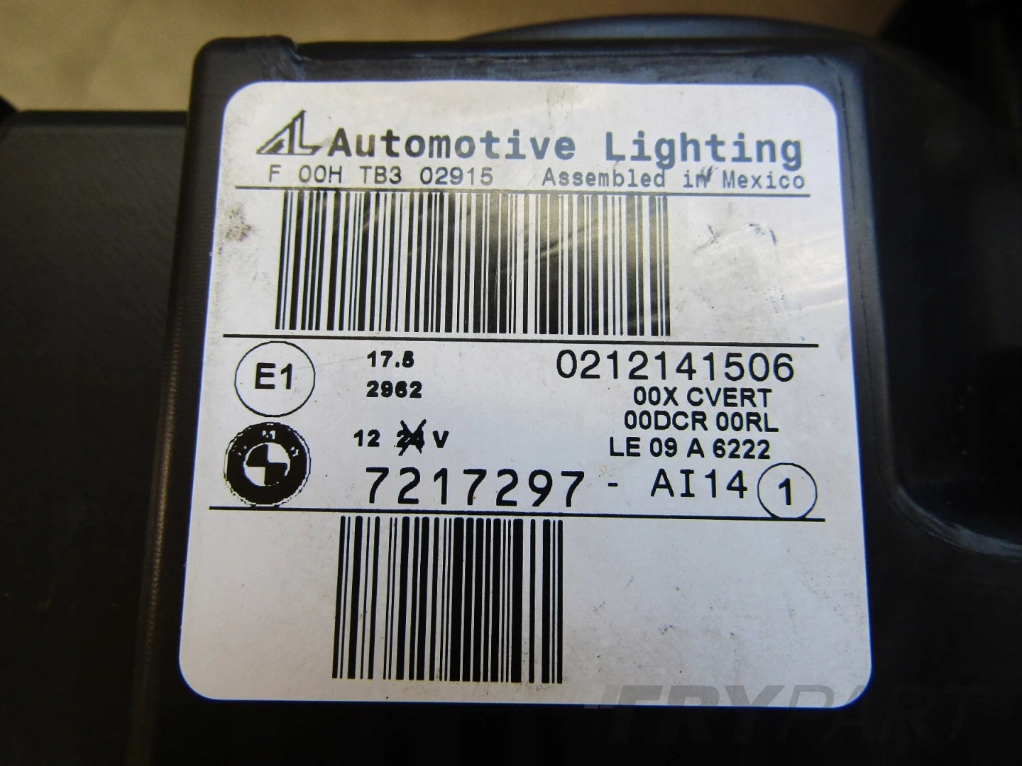 BMW X3 F25 FRONT HEADLIGHT XENON CORNERING 10-14 LH LEFT 7217297