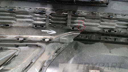 Rear bumper for Audi Q7 4M0 S-Line 2 II Lift 19- /+ wiring harness