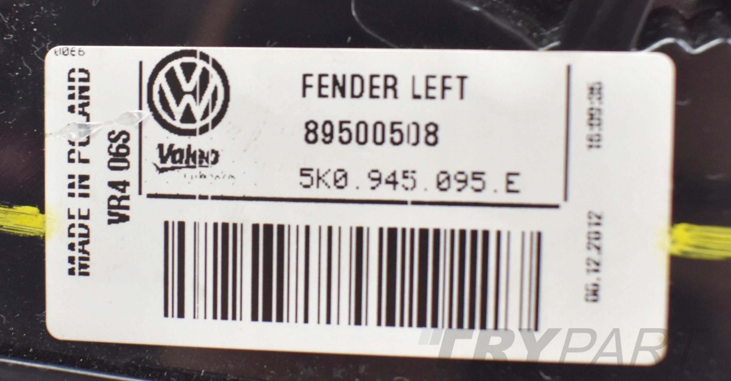 VW GOLF VI 5K0 Left Rear Tail Lamp Original HB