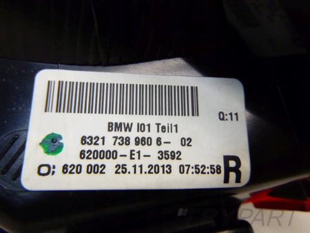 BMW I3 i 3 Rear Left Right Lamp