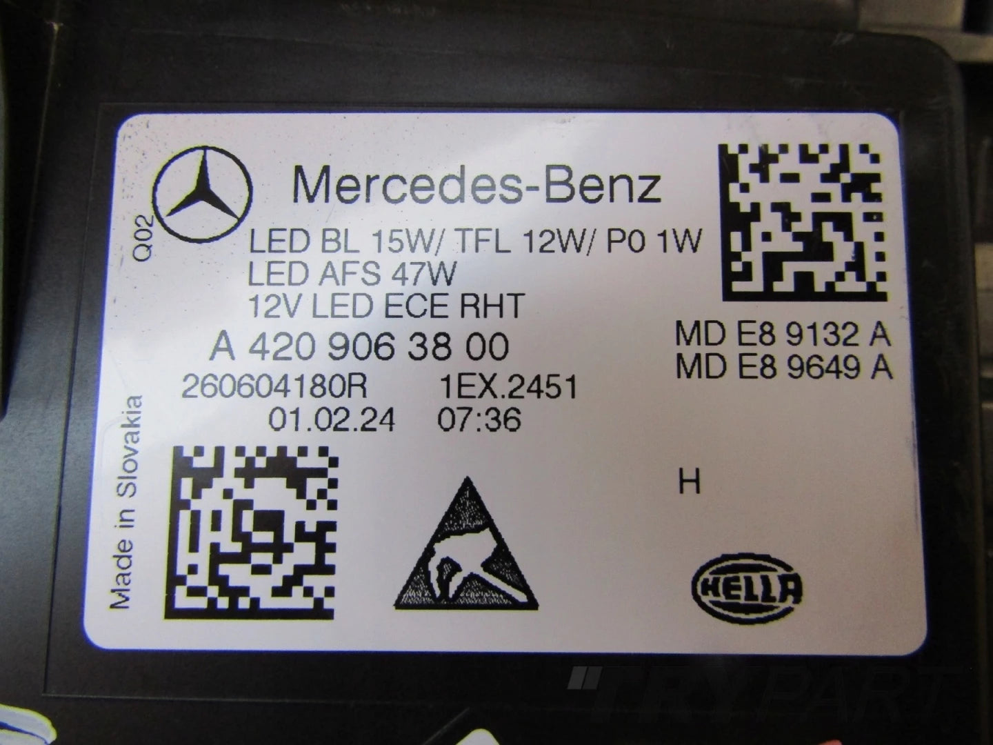 MERCEDES CITAN 2 II W420 FULL LED HIGH PERFORMANCE 21- LH LEFT HEADLIGHT