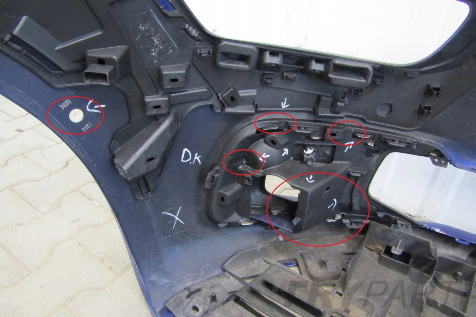 Front bumper Citroen C4 Picasso 2 II Lift 16-20