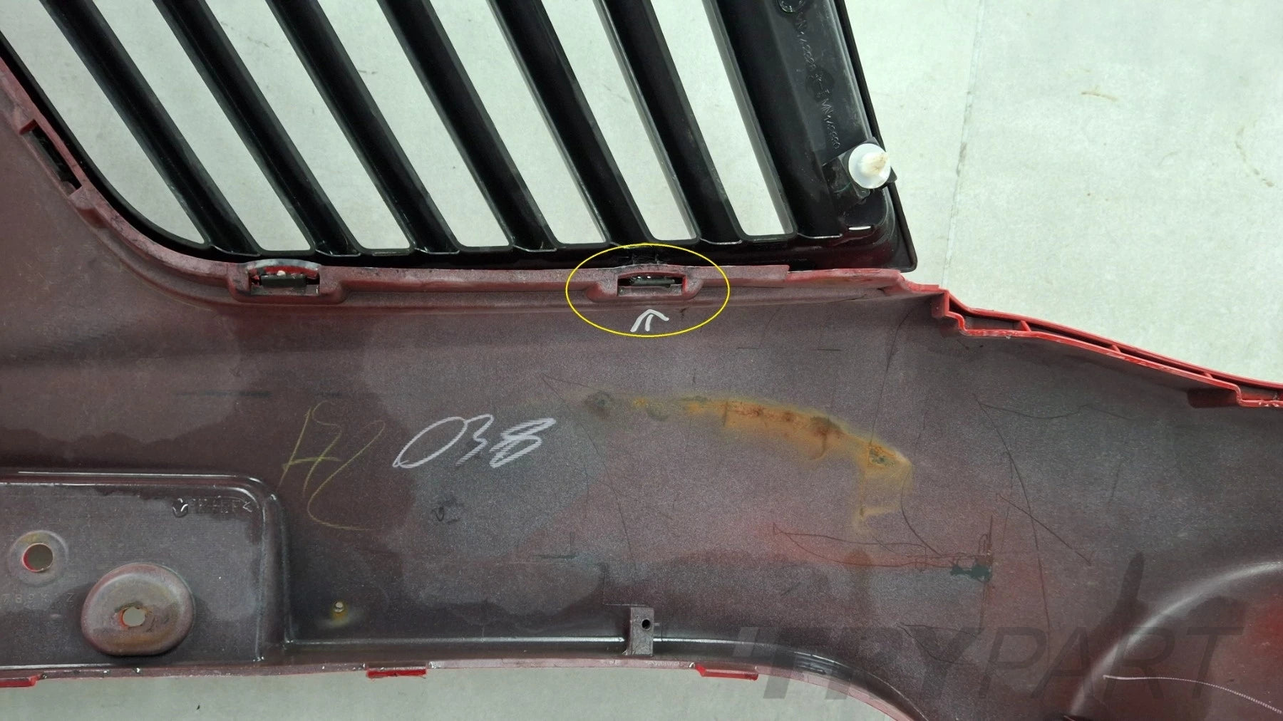 Front bumper for Mitsubishi L200 06-09