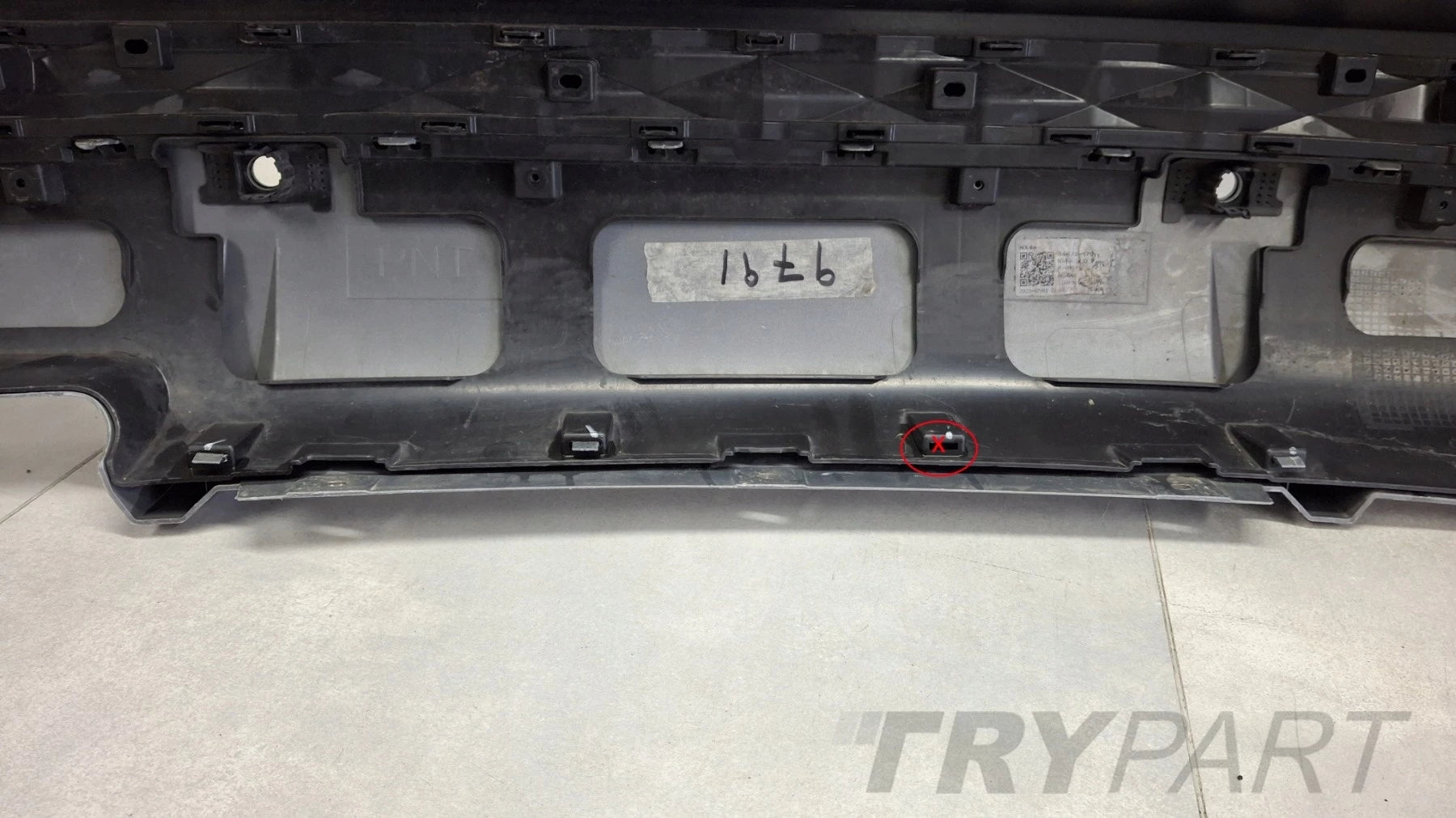 Rear bumper for Hyundai Tucson 4 IV 20-24 / + 1x lamp