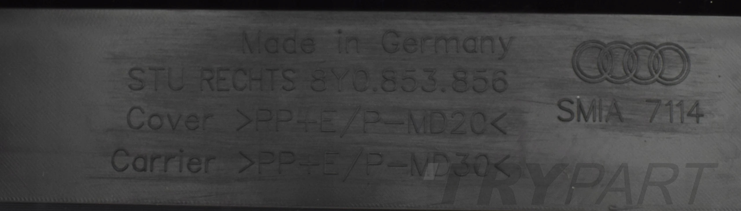 AUDI A3 8Y S LINE RIGHT SILL MOULDING 20+