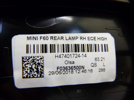MINI COUNTRYMAN F60 Right LED Tail Light