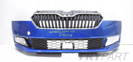 SKODA FABIA III LIFT 6V0 FRONT BUMPER ORG + GRILLE + VENTS