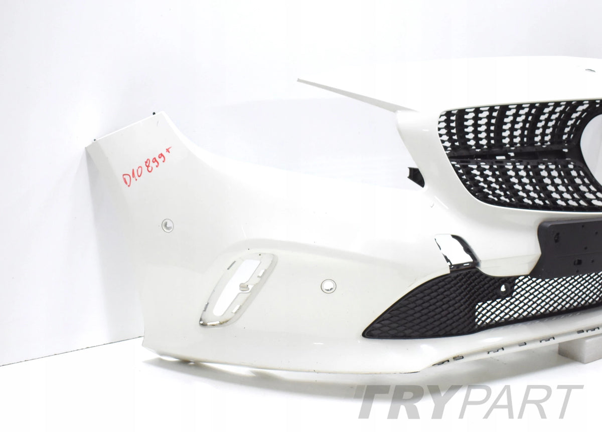 MERCEDES A CLASS W176 LIFT FRONT BUMPER ORIGINAL + GRILLES