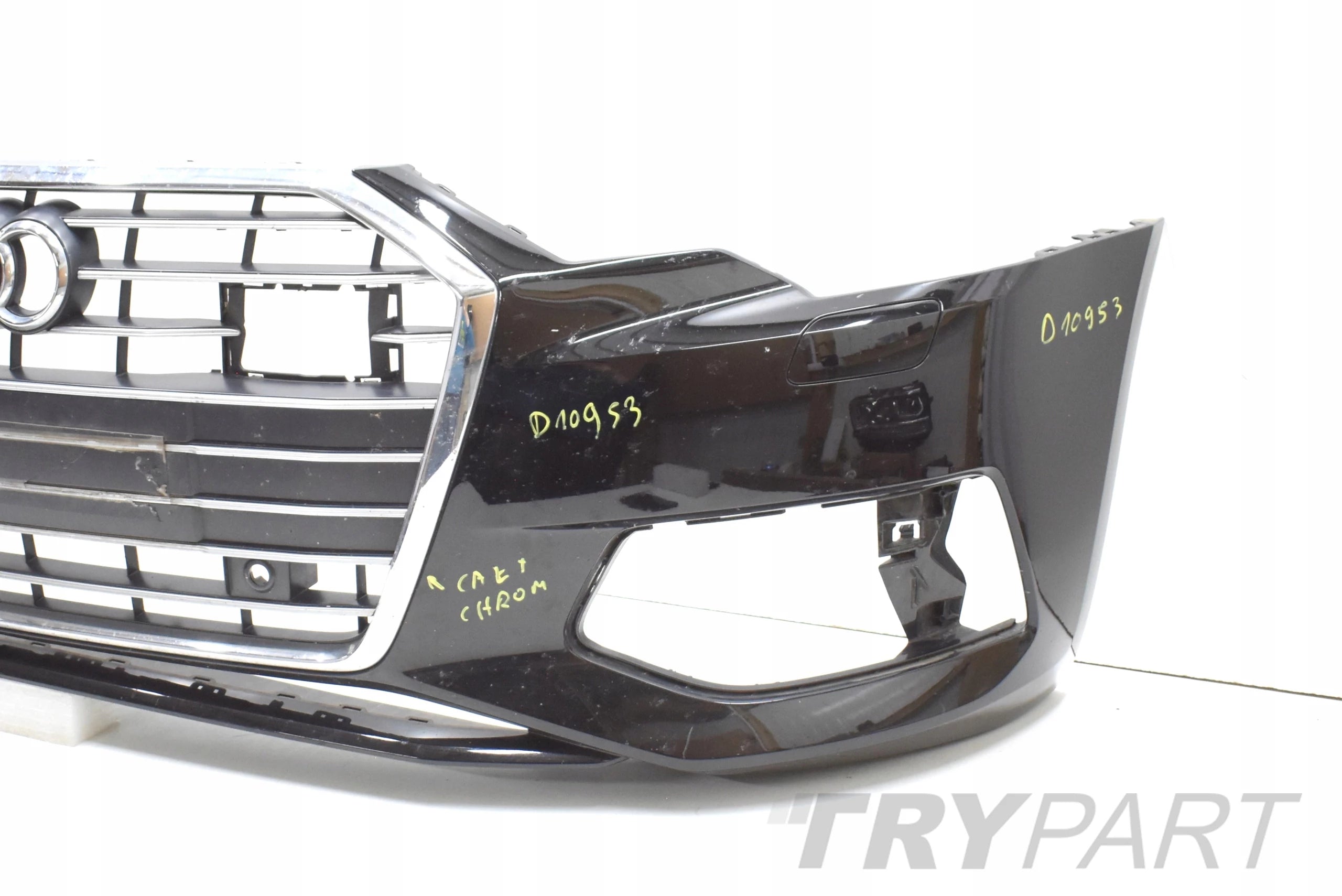 AUDI A6 C8 4K0 FRONT BUMPER ORG + CHROME