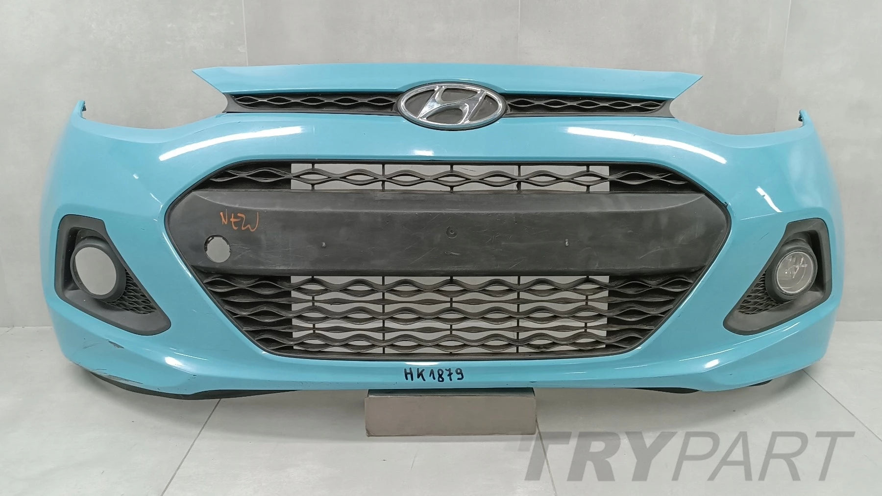 Front Bumper for Hyundai i10 II (2013-2016) + 1 Fog Light Hole