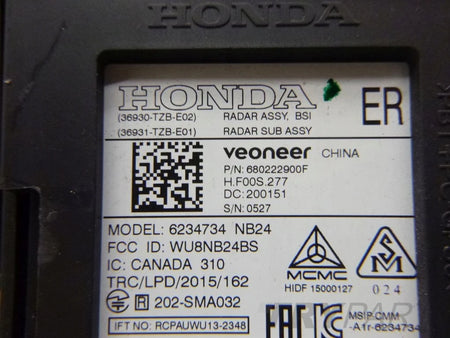 HONDA JAZZ V 20- REAR RIGHT RADAR SENSOR ASSEMBLY