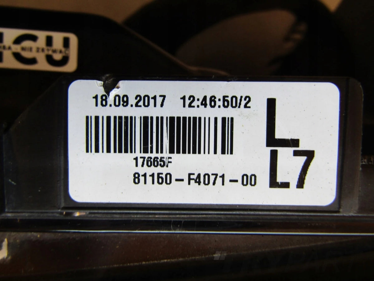 TOYOTA CHR C-HR I FULL LED 16-19 LH LEFT HEADLIGHT 81150F407100