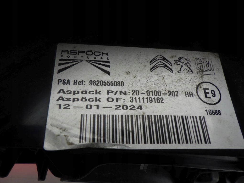 BERLINGO 4 PARTNER IV COMBO E PROACE CITY 2018- Right Rear Lamp