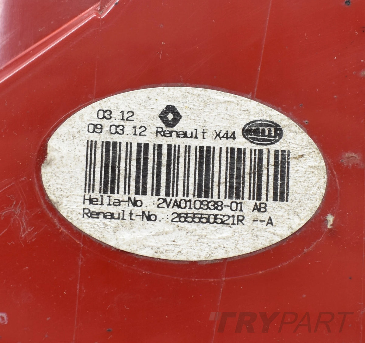 TWINGO II LIFT REAR LEFT LAMP EU ORG