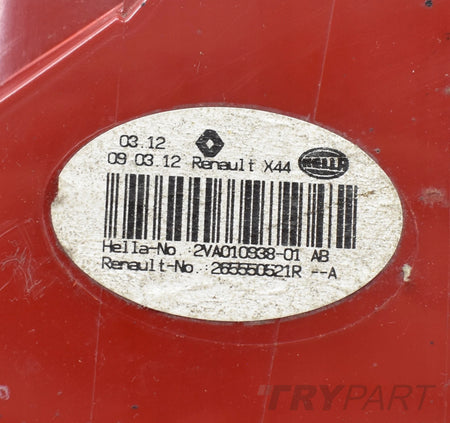 TWINGO II LIFT REAR LEFT LAMP EU ORG