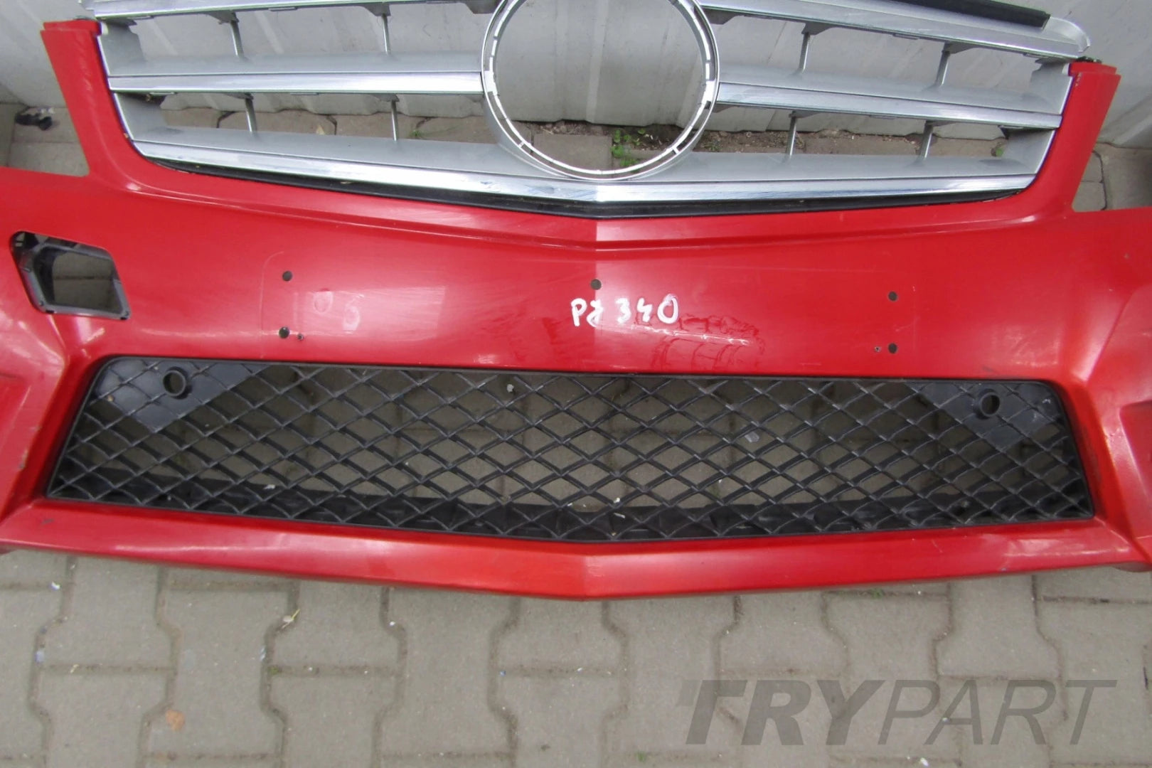 Front bumper Mercedes C class W204 204 AMG facelift 11-14